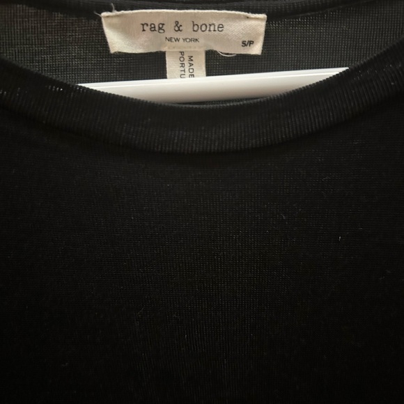 Rag & Bone Black and White Penny Dress - Picture 4 of 6